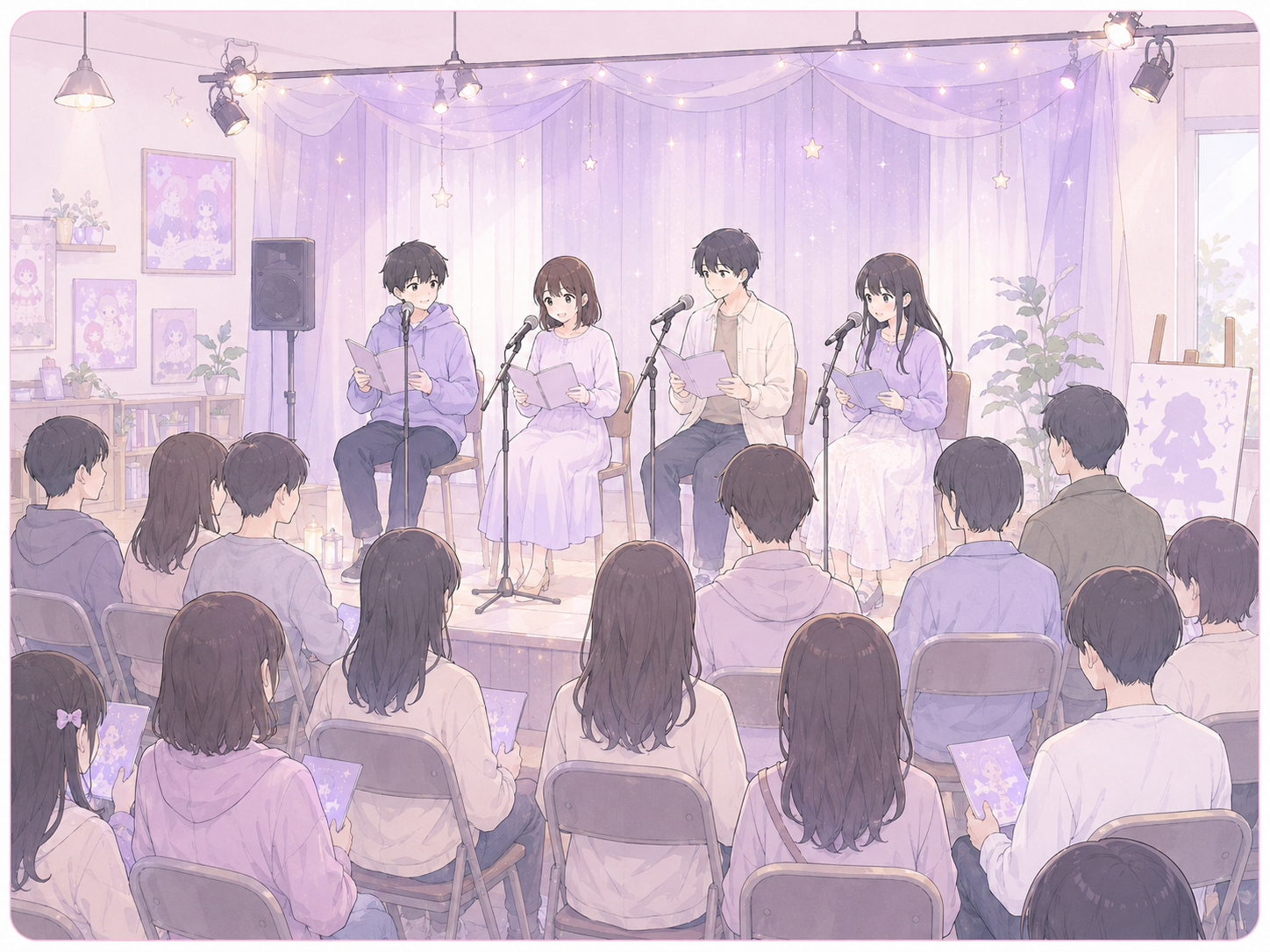 リーディングシアターや音楽イベントのイメージ写真